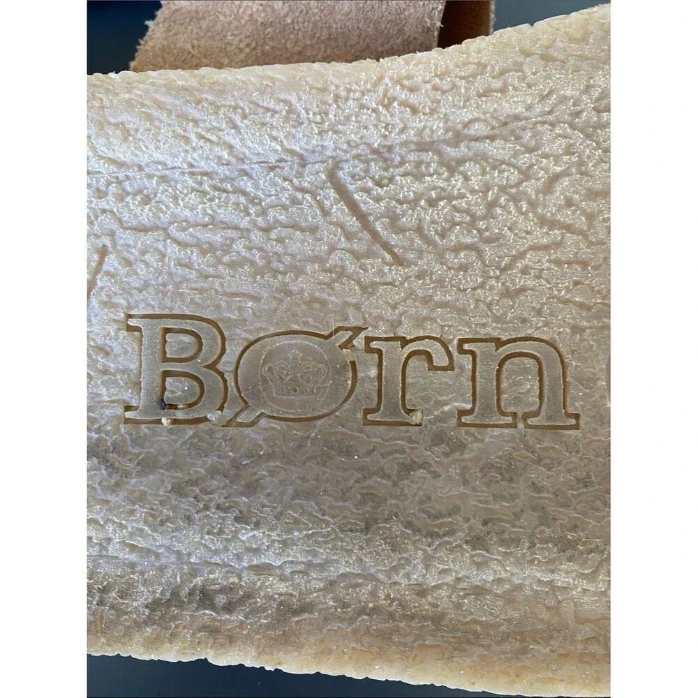 Born Caite Sandal Tan Suede Men’s 11 Buckle Vacation Adventure Beach Casual